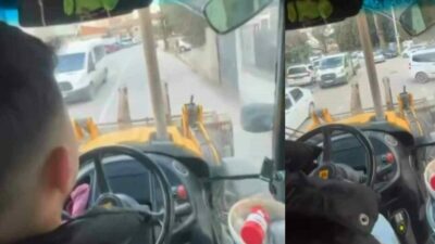 Bursa’da iddiaya göre ehliyeti olmayan bir genç, sokak aralarında iş