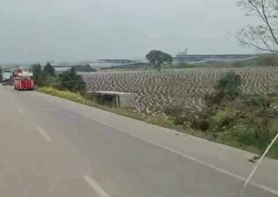 Kontrolden çıkan tır tarlaya uçtu Bursa-Balıkesir Yolu üzerinde sürücüsünün kontrolünden çıkan tır tarlaya uçtu. Kaza,