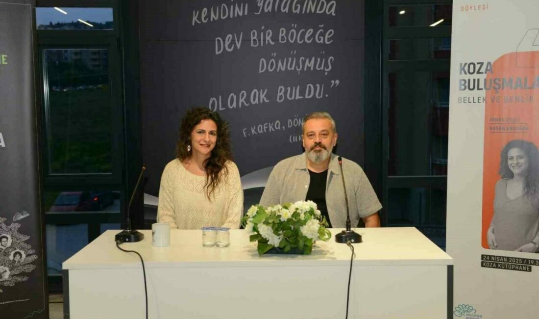 Koza Buluşmaları’nda bellek ve benlik konuşuldu Nilüfer Belediyesi’nin düzenlediği Koza Buluşmaları’nın konuğu ödüllü yazar ve antropolog