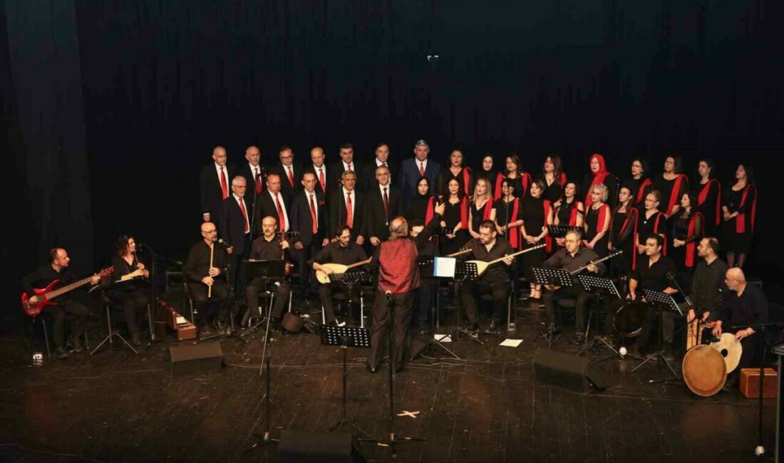 Nilüfer Türk Halk Müziği Korosu’ndan türkü şöleni Nilüfer Belediyesi Türk Halk Müziği Korosu, Şef Yaşar Kemal Alim