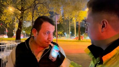 Bursa’da alkol denetimini görünce ters istikamete kaçmaya çalışan sürücü yakayı