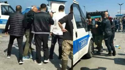 Bursa’nın Mudanya ilçesinde sahilde yaya kaldırımını işgal eden ve seyyar