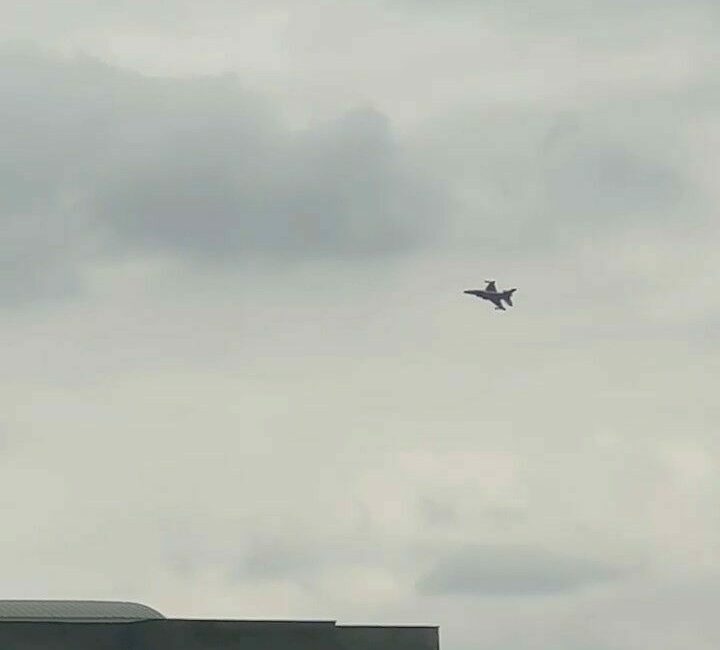 Bursa’da gökyüzündeki uçakları görenler kısa süreli panik yaşasa da, uçakların