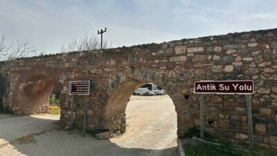 Bursa’nın İznik ilçesinde Roma Dönemi’nden kalan Antik Su Yolu’nu ziyaret