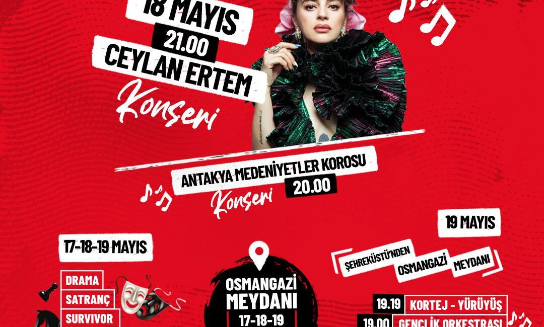 Osmangazi 19 Mayıs coşkusuna hazır Osmangazi Belediyesi, her yaştan Osmangazilinin 19 Mayıs Atatürk’ü Anma, Gençlik