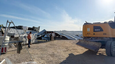 Osmangazi Belediyesi, Çağlayan Mahallesi’nde tarım arazisi üzerine kaçak olarak inşa