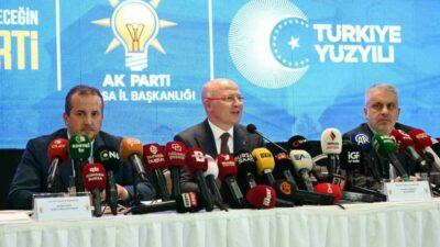 Ak Parti Bursa İl Başkanı Davut Gürkan, Büyükşehir Belediyesi’ne kayyum