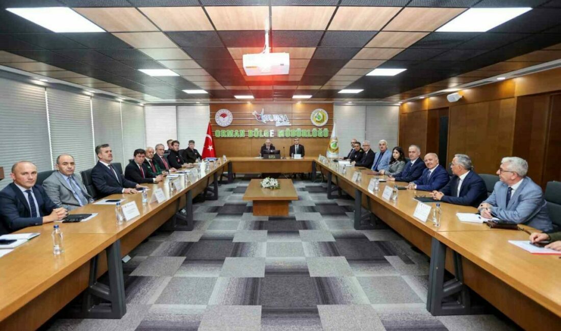 Bursa, orman yangınlarına karşı teyakkuza geçti Bursa Valisi Erol Ayyıldız, Bursa Orman Bölge Müdürü Erdal Şahan’ı