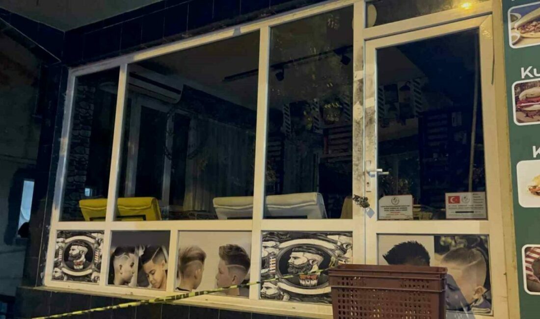 Bursa’nın Osmangazi ilçesinde kimliği belirsiz maskeli şüpheli, berber çırağını silahla