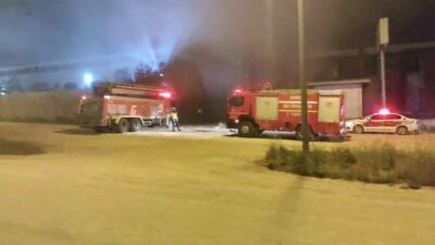 Bursa’nın İnegöl ilçesinde orman ürünleri üzerine faaliyet gösteren bir fabrikada