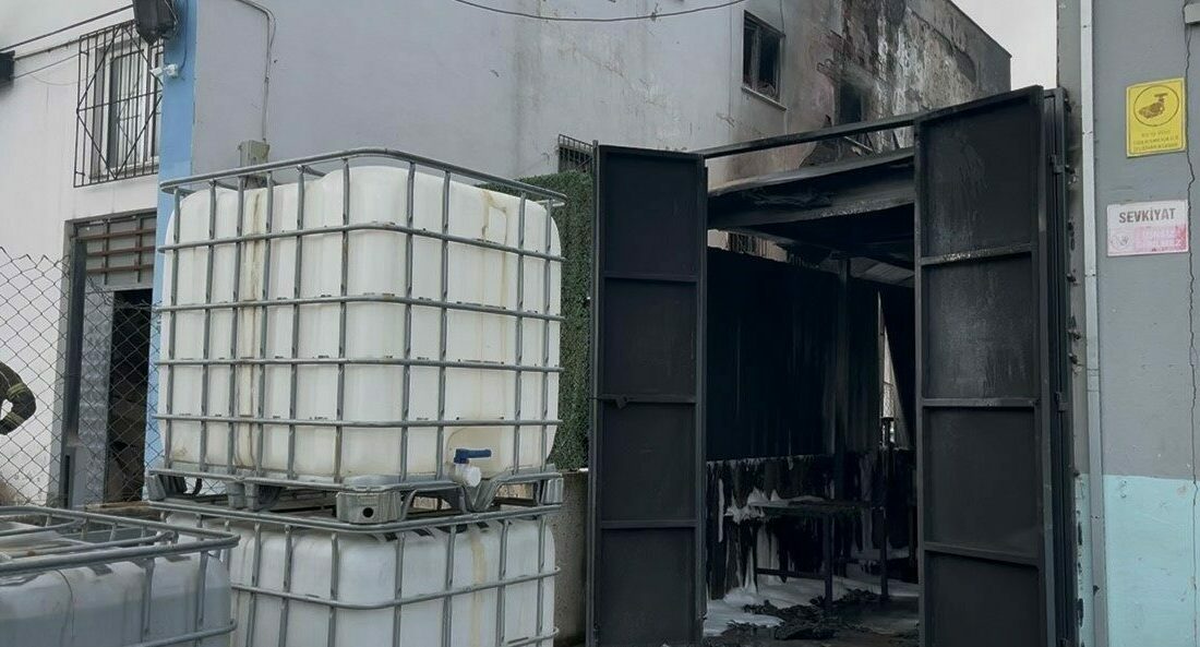 Bursa’nın Nilüfer ilçesi Çalı Sanayi Bölgesi’nde sabah saatlerinde çıkan yangın,