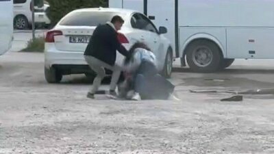 Bursa’nın İnegöl ilçesinde iki genç kız arasında çıkan kavga, amatör