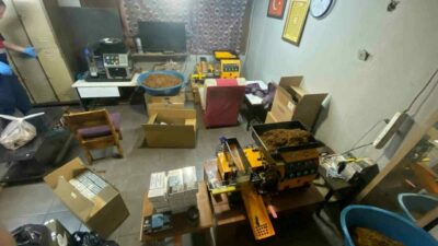 Bursa’nın Gemlik ilçesinde kaçak sigara üretimi yapılan üç ayrı adrese