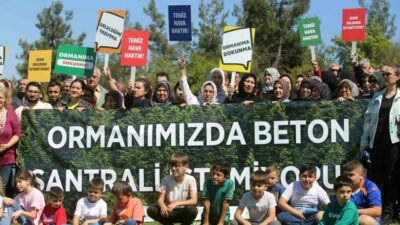 Bursa’da Tahtalı Mahallesi’ne yapılması planlanan beton santrali için köy halkı