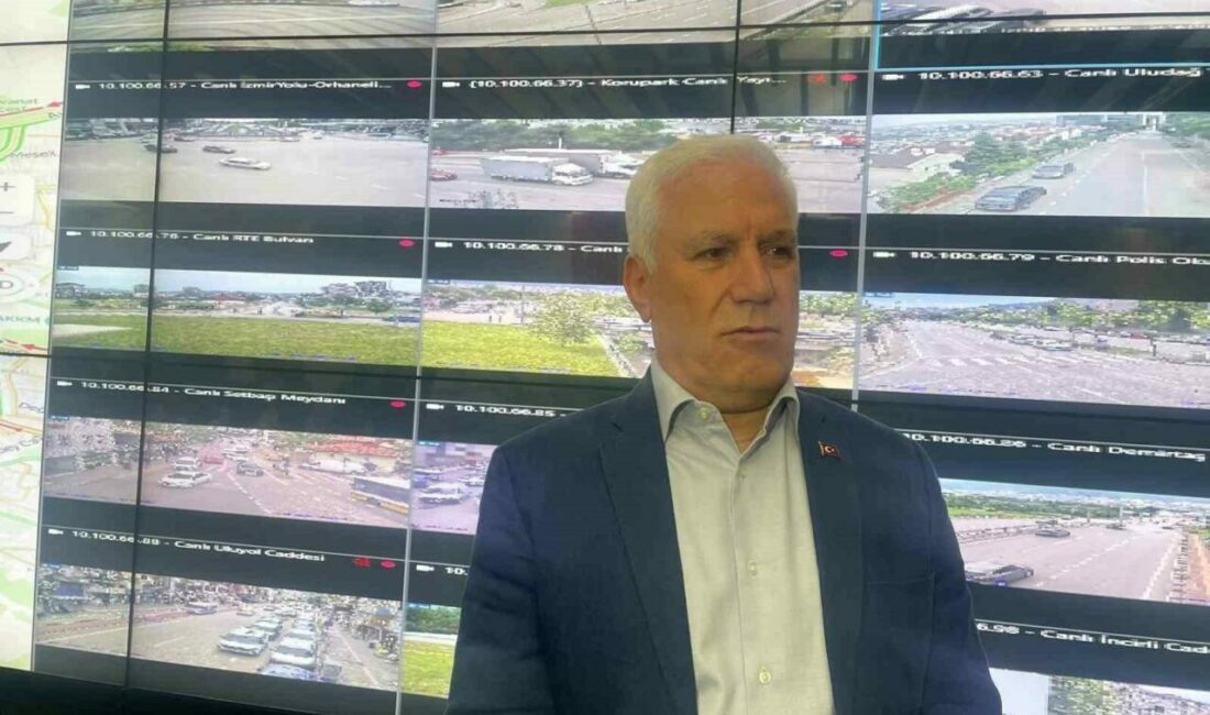 Bursa’da ulaşımdaki grevle ilgili son durum Bursa Büyükşehir Belediye Başkanı Mustafa Bozbey, Atatürk Kültür Merkezi Merinos