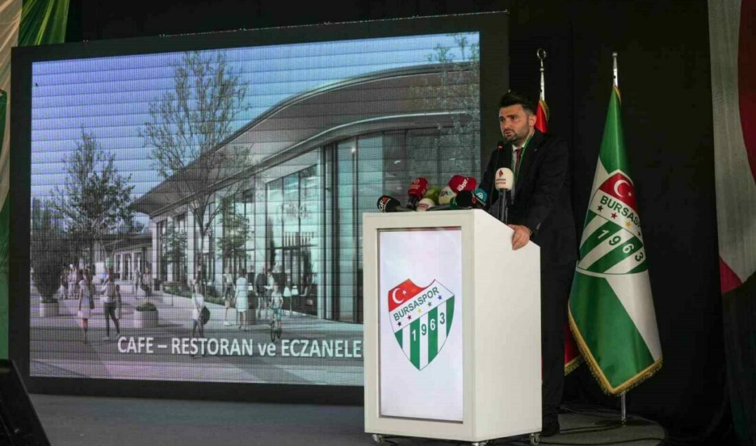 Bursaspor’da Başkan Enes Çelik, kulübün toplam borcunun 2.1 milyardan, 1.1