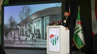 Bursaspor’da Başkan Enes Çelik, kulübün toplam borcunun 2.1 milyardan, 1.1