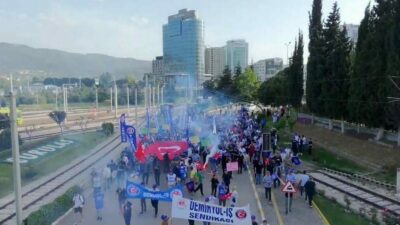 Bursa’da toplu ulaşım hizmetini yürüten BURULAŞ’ta, Demiryol-İş Sendikası ile yürütülen