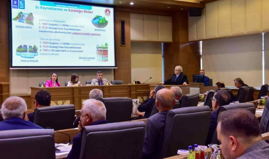 Bursa Büyükşehir Belediyesi Meclis Toplantı Salonu’nda gerçekleştirilen BUSKİ Genel Kurulu’nda,
