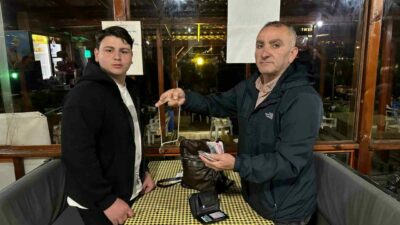 Bursa’nın İznik ilçesinde bir çay bahçesinde yaşanan olay kısa süreli