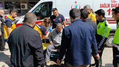 Bursa’nın İnegöl ilçesinde kamyonet ile çarpışan 60 yaşındaki motosiklet sürücüsü,