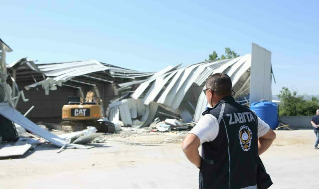 Bursa’daki tarım alanlarındaki kaçak yapılarla mücadele aralıksız sürüyor. Bursa’nın Nilüfer