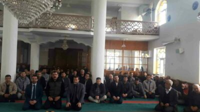 Bursa Orman Bölge Müdürlüğü ekipleri, camileri gezerek cami cemaatine orman