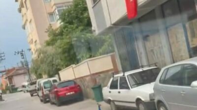 Bursa’da trafikte seyir halinde olan bir sürücü, yolda karşısına çıkan