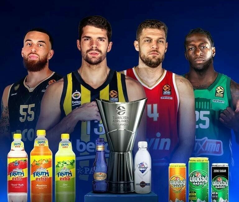 Uludağ İçecek, 3 markasıyla Turkish Airlines EuroLeague Final Four 2025’in resmi sponsor oldu Uludağ İçecek Türk AŞ, Frutti Extra, Uludağ Gazoz ve Uludağ