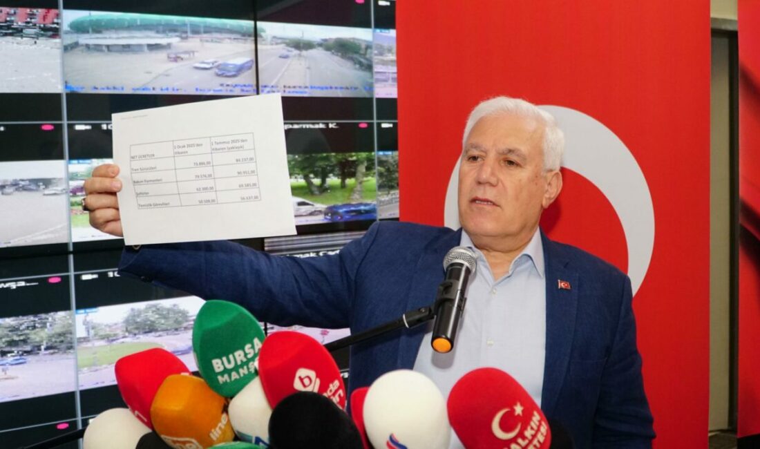 Bursa’da toplu taşıma grevi nedeniyle, Atatürk Kültür Merkezi Merinos Yerleşkesi’ndeki