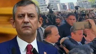 Sırrı Süreyya Önder'e veda törenine katılan CHP Genel Başkanı Özgür