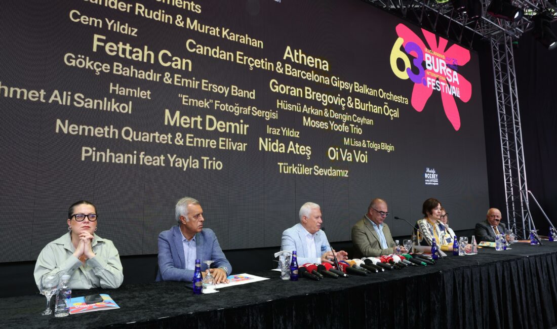 Uluslararası Bursa Festivali coşkusu başlıyor Türkiye’nin en uzun soluklu etkinliği Uluslararası Bursa Festivali’nin 63’üncüsü, 5-31