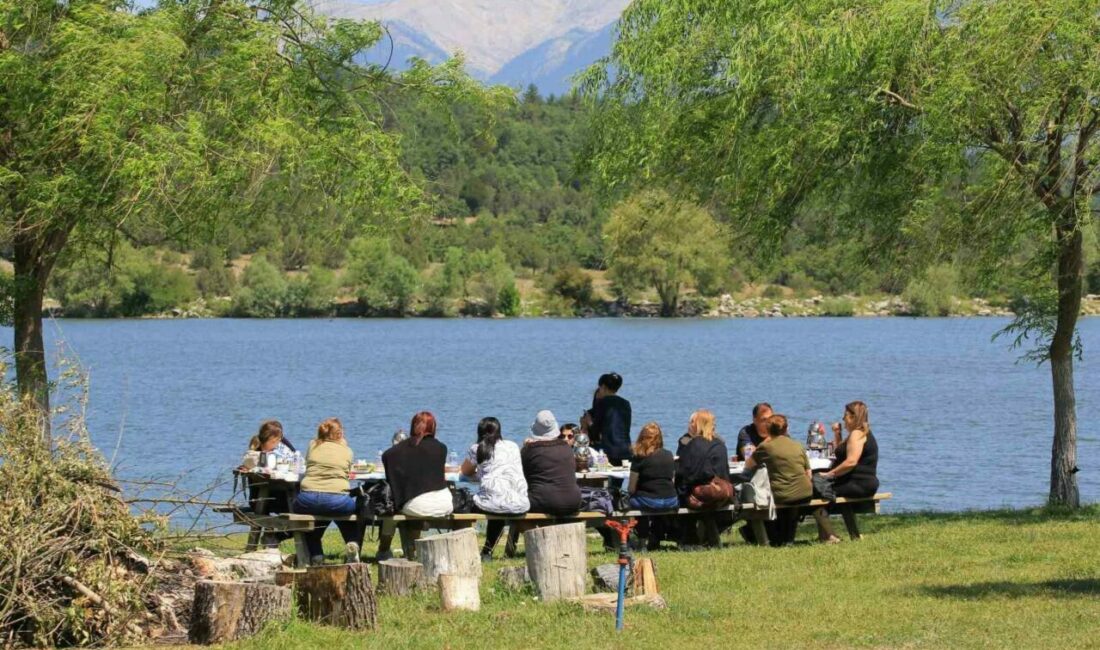 Bursa’nın Keles ilçesinde 35 yıl önce sulama amaçlı kurulan göletin