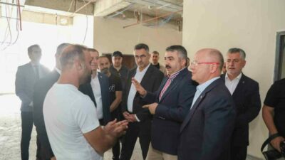 Bursa Teknik Üniversitesi (BTÜ) Mimar Sinan Yerleşkesi’nde yapımı süren Kredi