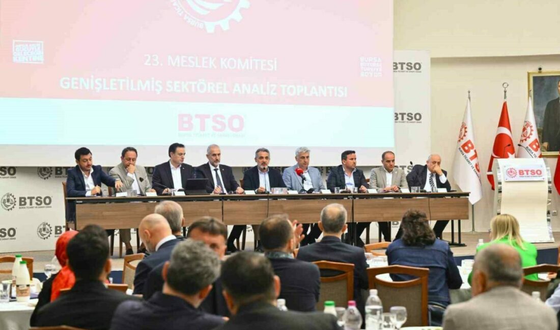 Bursa Ticaret ve Sanayi Odası (BTSO) ev sahipliğinde gerçekleştirilen toplantıda