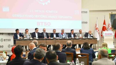 Bursa Ticaret ve Sanayi Odası (BTSO) ev sahipliğinde gerçekleştirilen toplantıda