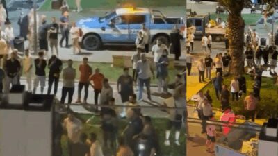 Bursa’nın Mudanya ilçesindeki sahillerde yaya kaldırımını işgal eden seyyar satıcılara