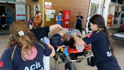 Bursa’nın İnegöl ilçesinde tadilat sırasında çatının çökmesiyle yaklaşık 8 metre