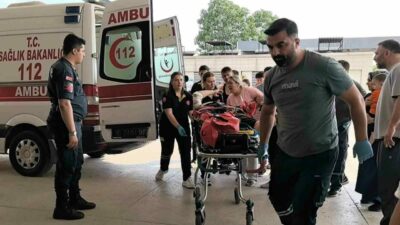 Bursa’nın İnegöl ilçesinde meydana gelen kazada otomobil ile çarpışan motosikletteki