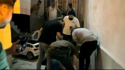 Bursa’da “yaralama” suçundan hakkında hapis cezası bulunan zanlı, polis ekiplerinin