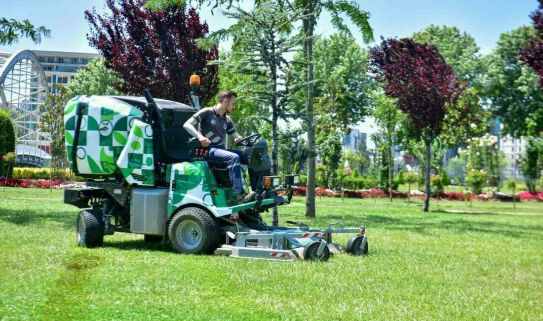 Bursa Büyükşehir Belediyesi, sorumluluk alanında bulunan park ve yeşil alanlarda