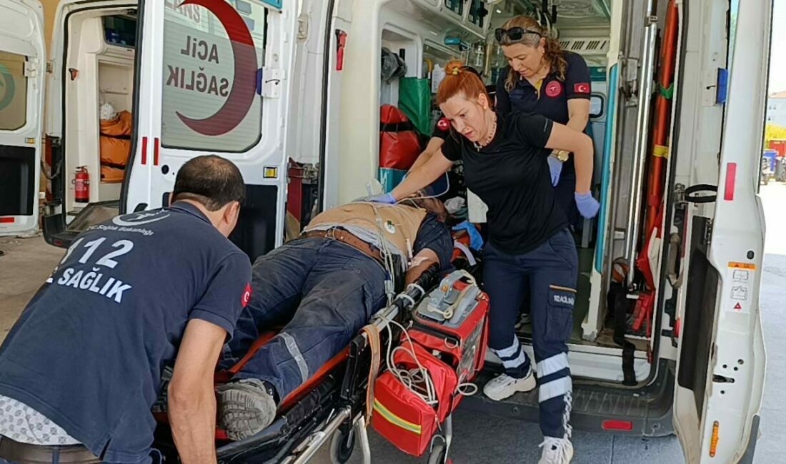 Bursa’nın İnegöl ilçesinde fabrikanın çatısından düşen usta ağır yaralanan işçi