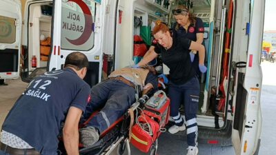 Bursa’nın İnegöl ilçesinde fabrikanın çatısından düşen usta ağır yaralanan işçi