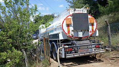 Nilüfer ilçesi Dağyenice Mahallesi’nde anız yakmaktan kaynaklanan yangın sebebiyle 25