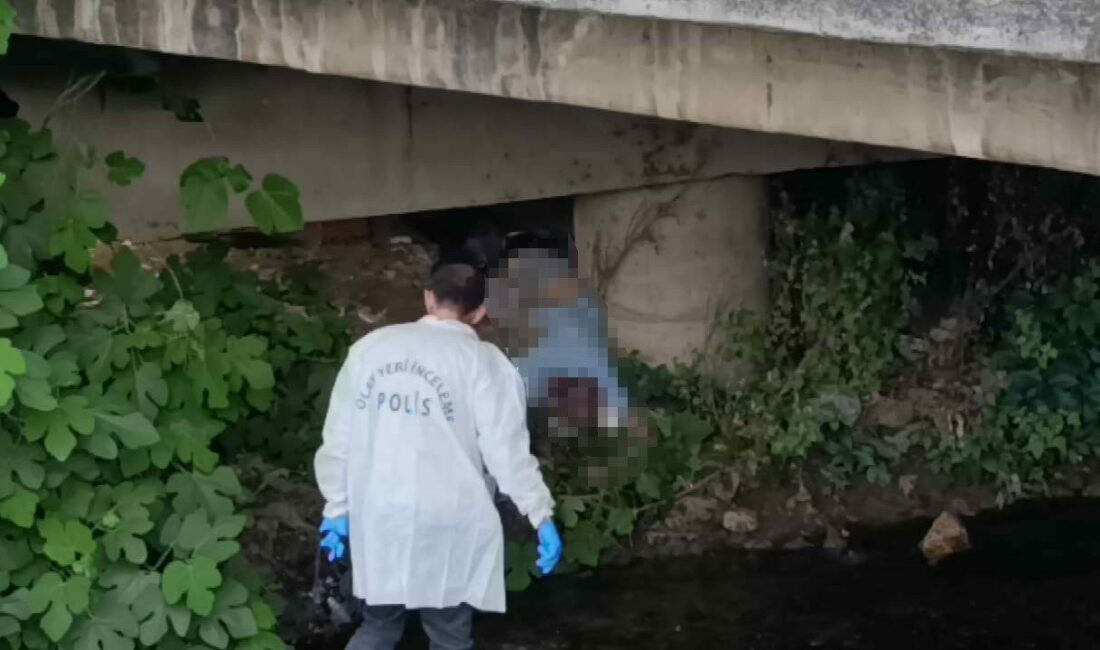 Bursa’nın İnegöl ilçesinde dere yatağında bir kişi ölü bulundu. Olay,