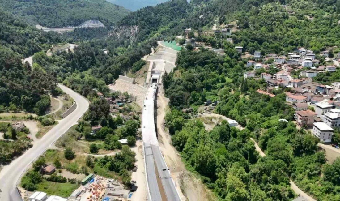 Bursa’nın önemli projelerinden biri olan Doğancı Tüneli, Temmuz ayında hizmete