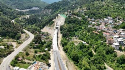 Bursa’nın önemli projelerinden biri olan Doğancı Tüneli, Temmuz ayında hizmete
