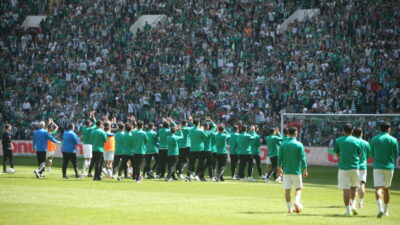 Yeşil beyazlılar, Avrupa’da 40 binin üzerinde kapasiteye sahip stadyumlar arasında