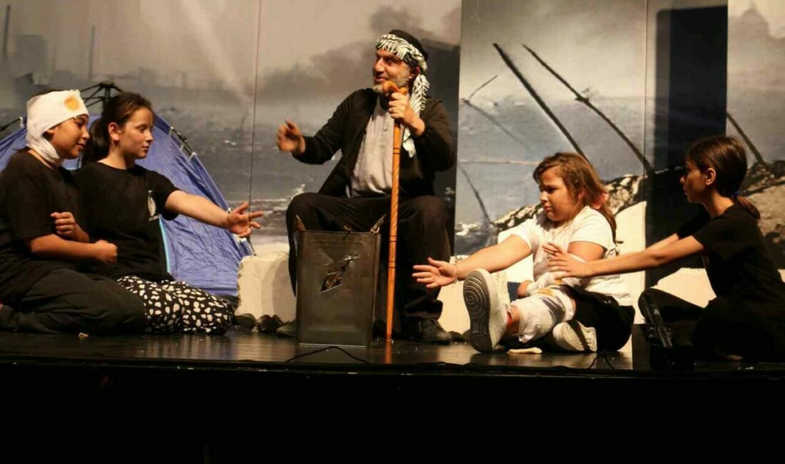 Bursa Yıldırım Erguvan İlkokulu öğretmen ve öğrencilerinin hazırlamış olduğu “Gazze’nin