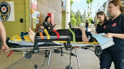 Bursa’nın İnegöl ilçesinde meydana gelen kazada hafif ticari araç ile